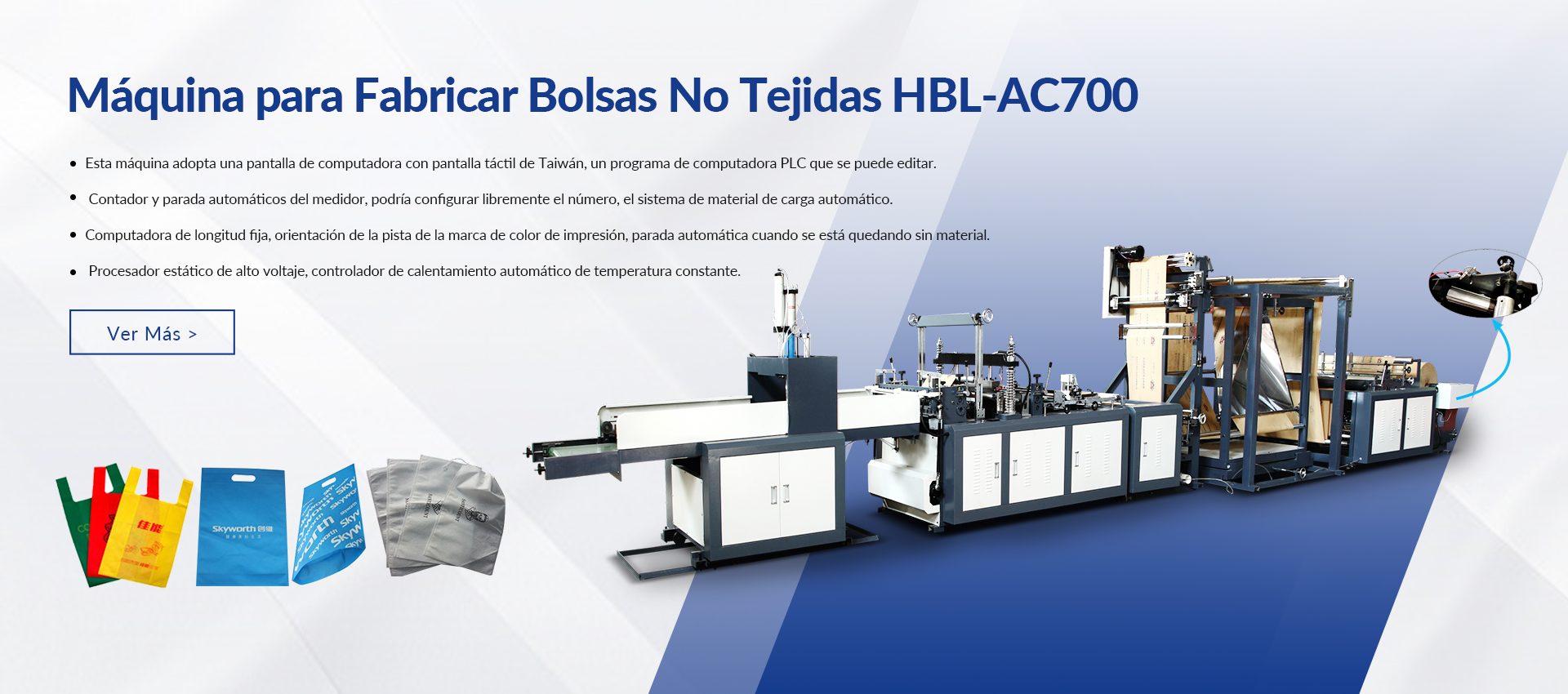 Manual nonwoven bag making machine